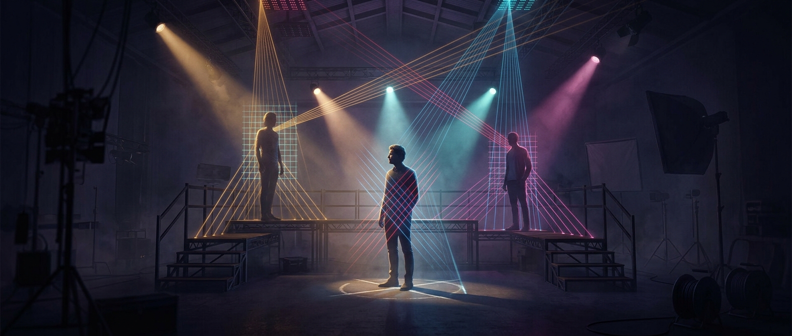Why film crews use stand-ins for lighting