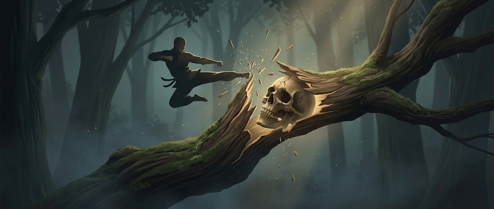 A tree stunt once sent a martial artist into surgery
