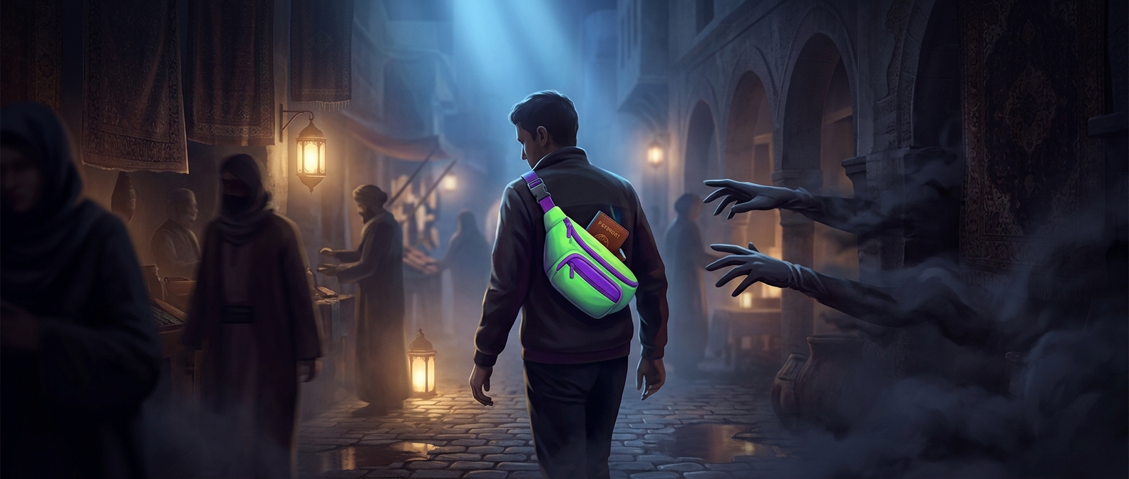 The travel accessory that advertises your valuables