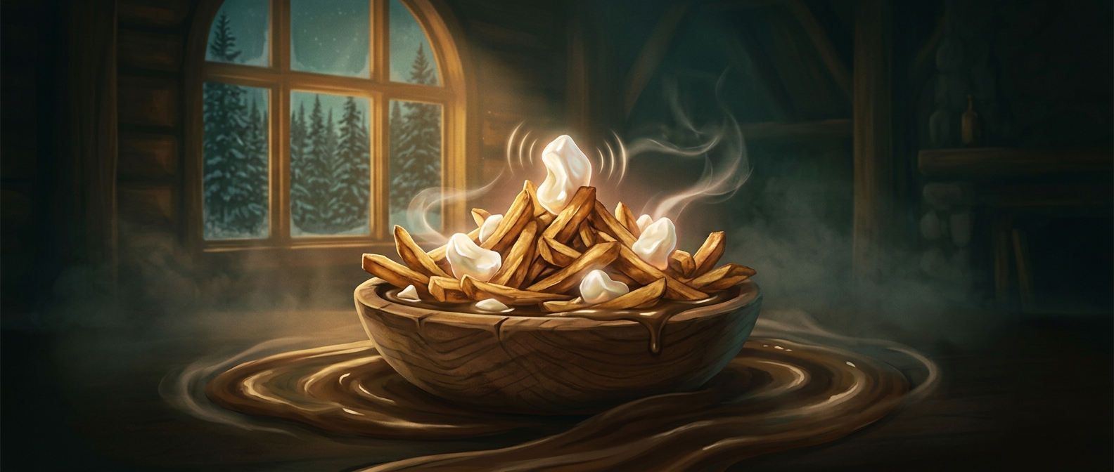 The cheese curds that make poutine squeak