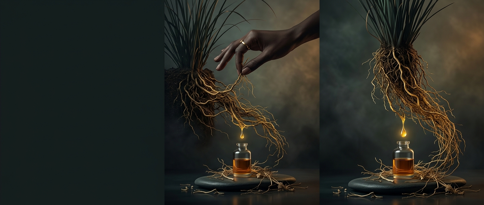 Vetiver grass roots are uprooted purely for their oil