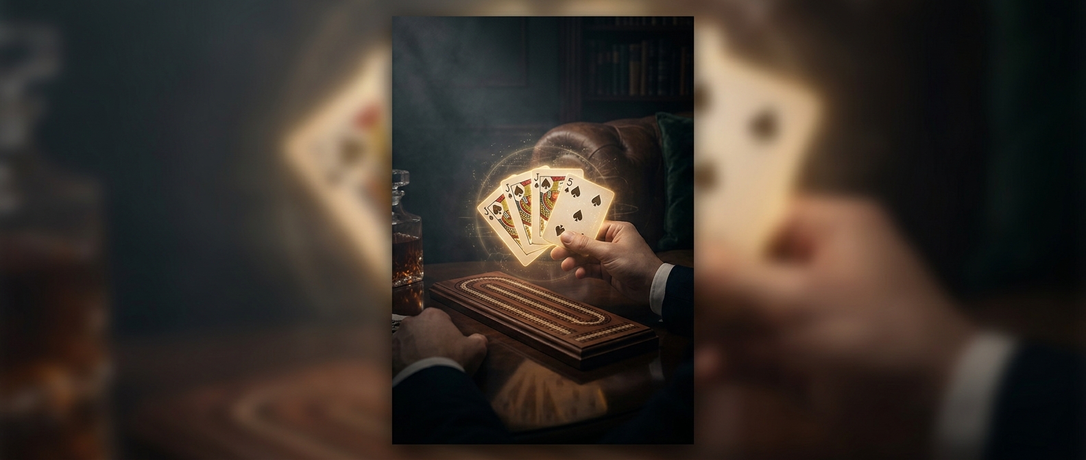 The nearly impossible 29-point cribbage hand