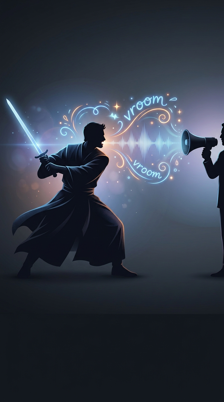 Ewan McGregor frequently had to be reminded by George Lucas to stop making humming lightsaber sound effects with his mouth while filming his fight scenes for the Star Wars prequel trilogy.