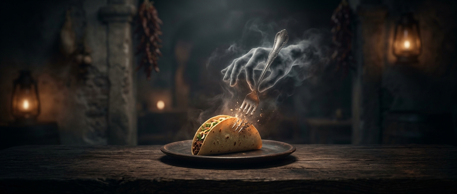 Why forks can look ridiculous at a Mexican taco stand