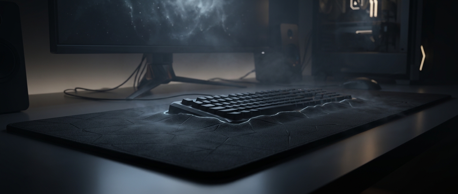 Why giant mousepads hold your keyboard in place