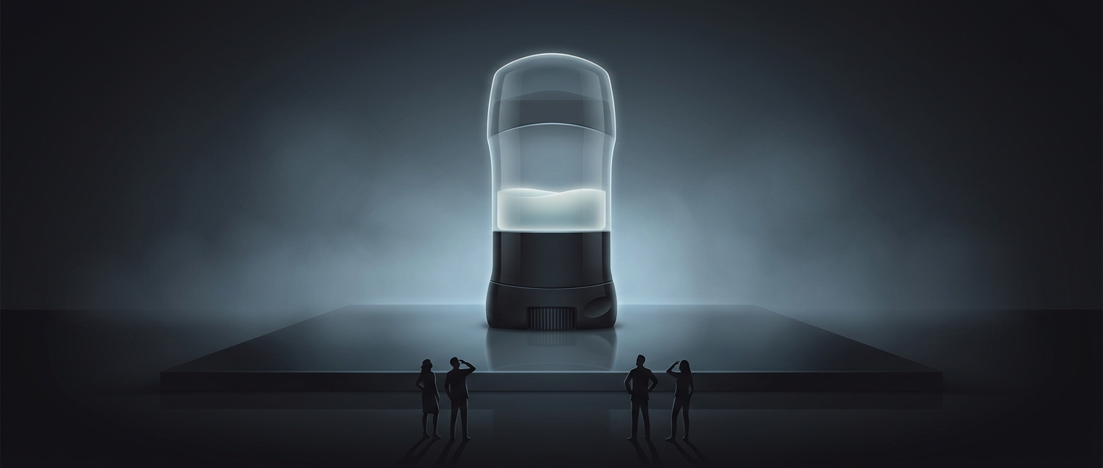 Why deodorant tubes look fuller than they are