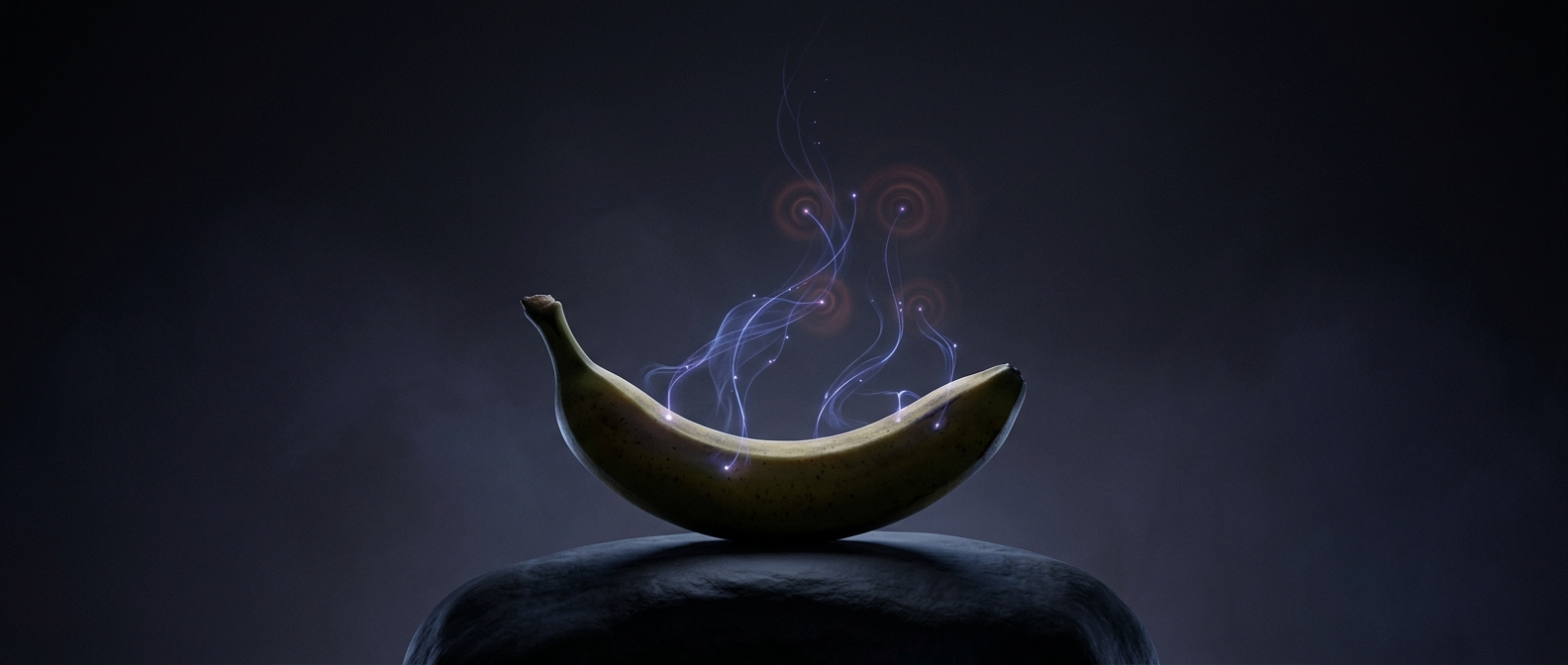 Bananas produce tiny bursts of antimatter