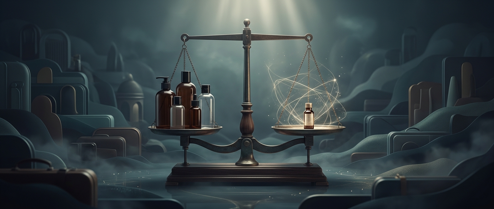 Miniature bottles cost significantly more per ounce