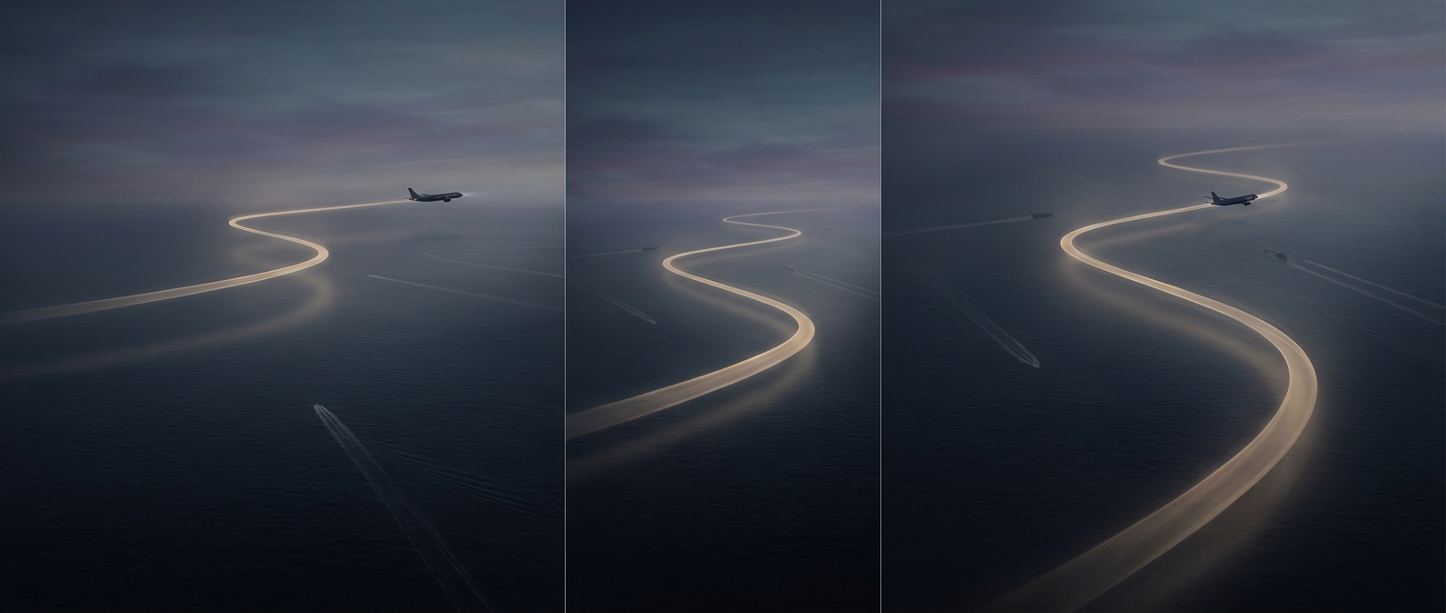 Why long flights don't follow the shortest route