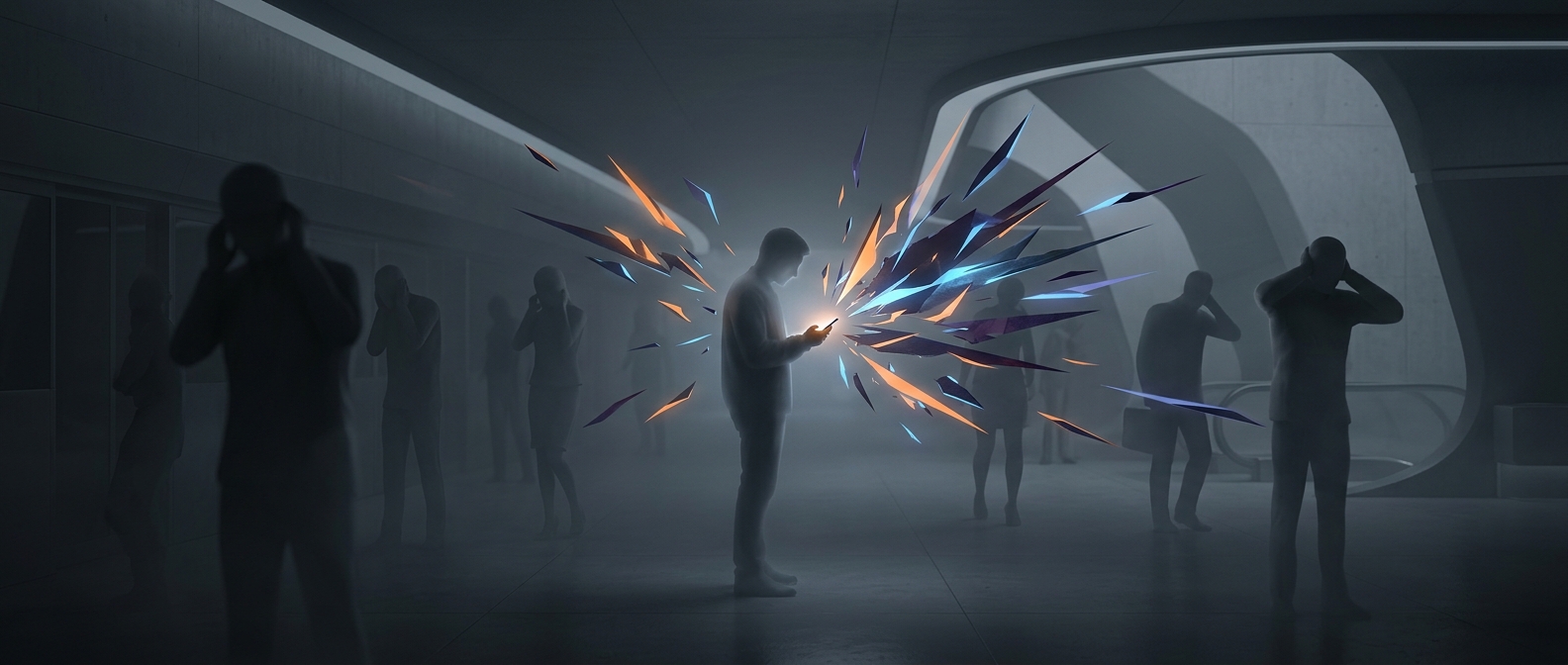 Playing extremely loud audio tracks from a tiny phone speaker in crowded public spaces