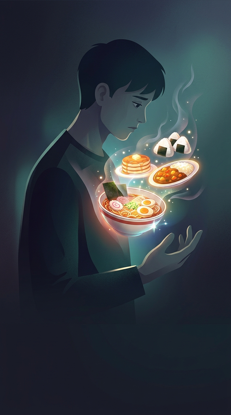 Why does the food in Japanese anime often look significantly more appealing than the actual human characters?