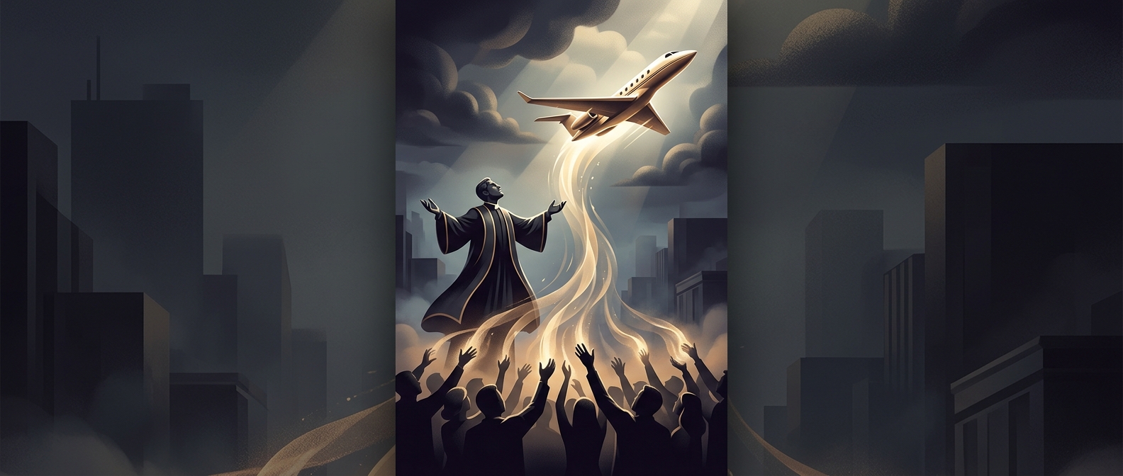 Some televangelists raise millions for private jets