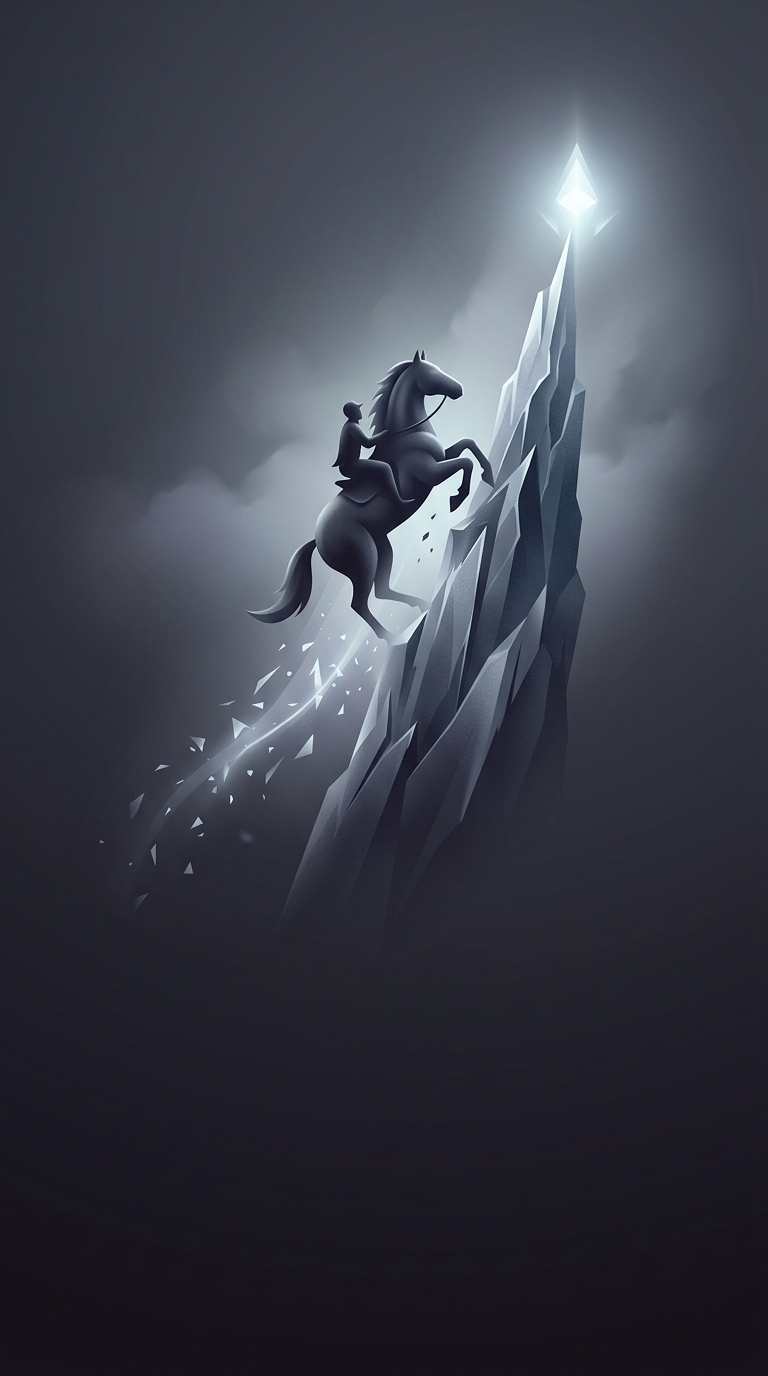 Horses in The Elder Scrolls V Skyrim possess the inexplicable ability to defy the laws of physics and climb near-vertical mountain slopes.