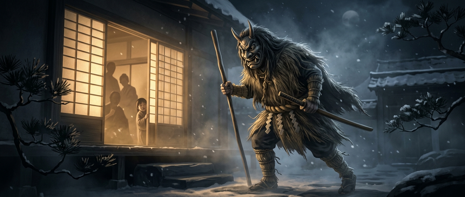 The Japanese festival where demons inspect children’s homes