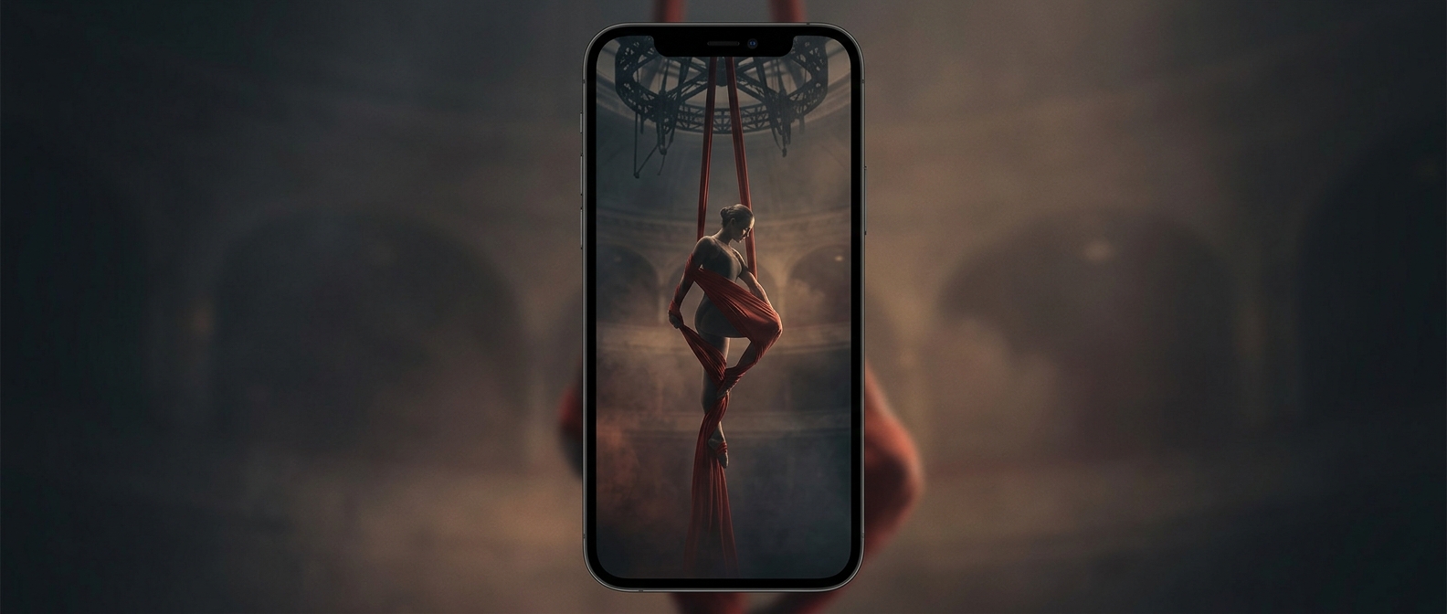 How aerialists stop a fall with fabric