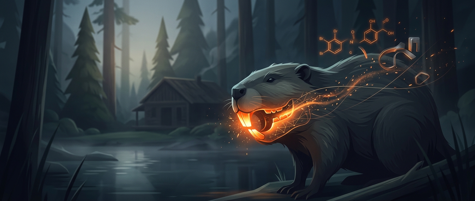 Why beavers have bright orange teeth