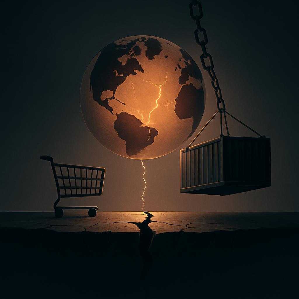 When shelves went empty during COVID and wars disrupted ports, which pre‑pandemic efficiency strategy suddenly looked dangerously fragile for global supply chains?