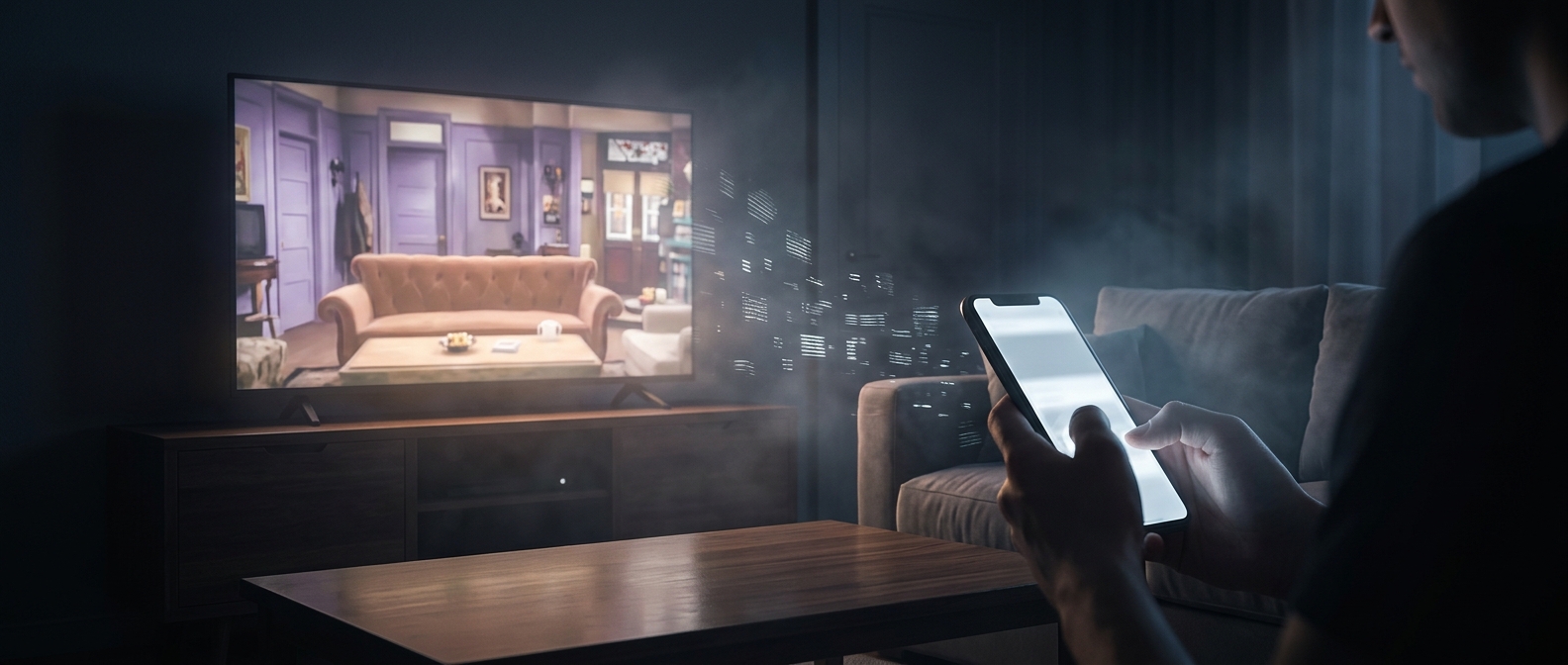 Why you watch TV while scrolling on your phone