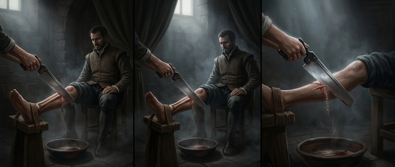 Ignatius of Loyola endured elective leg bone sawing