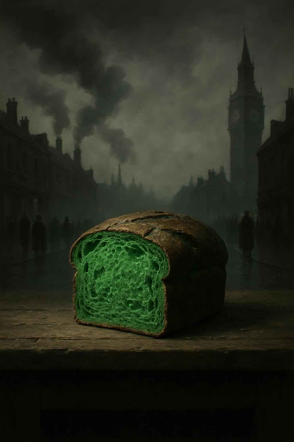 In Victorian London, bread turned green.