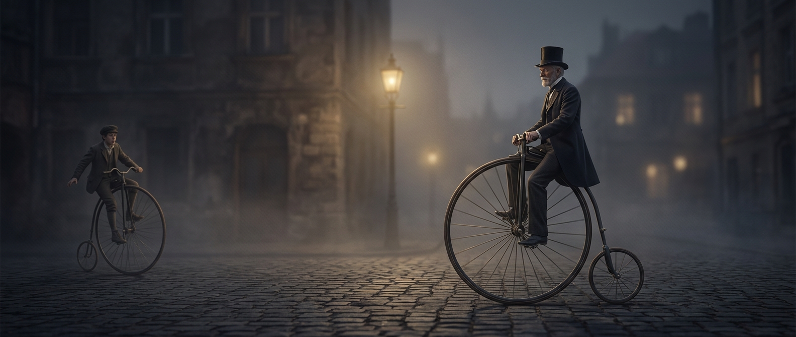 The tricycle designed to keep older riders from falling