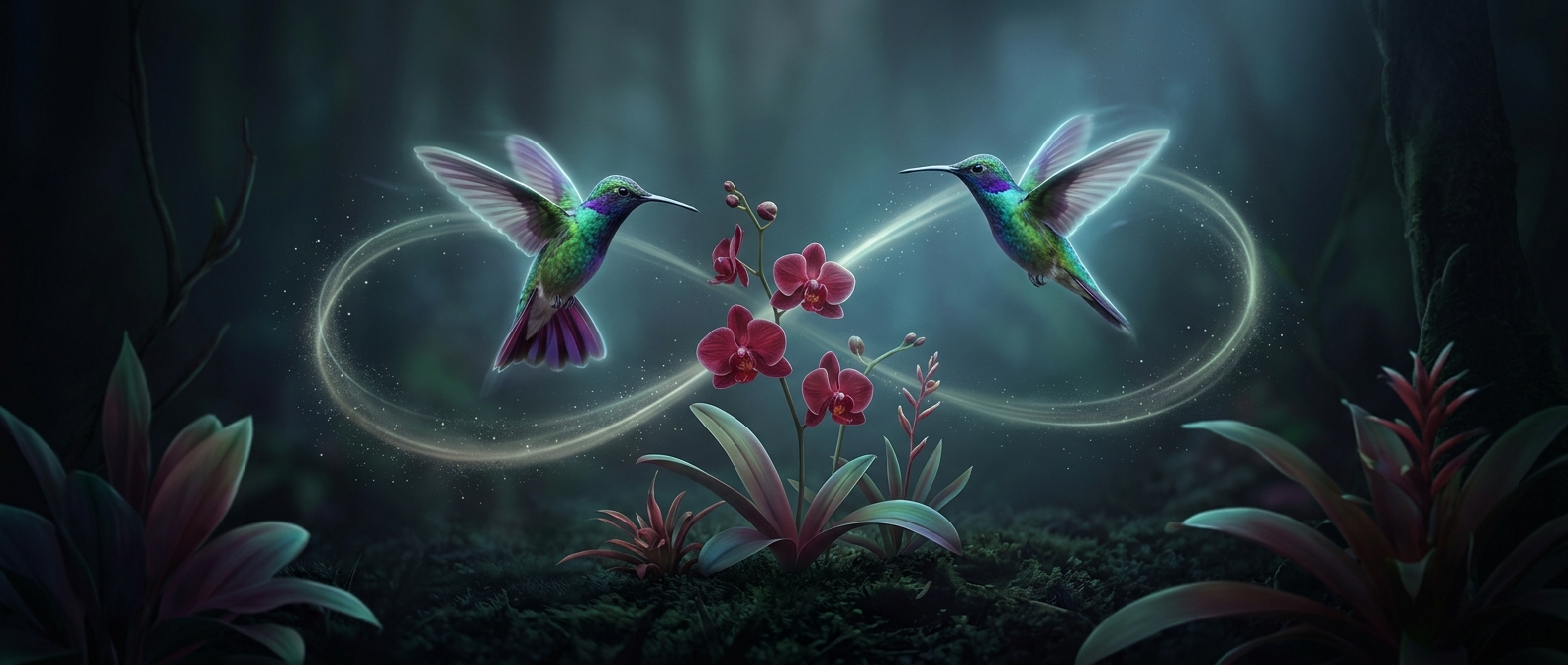 Hummingbirds can hover with figure-eight wings