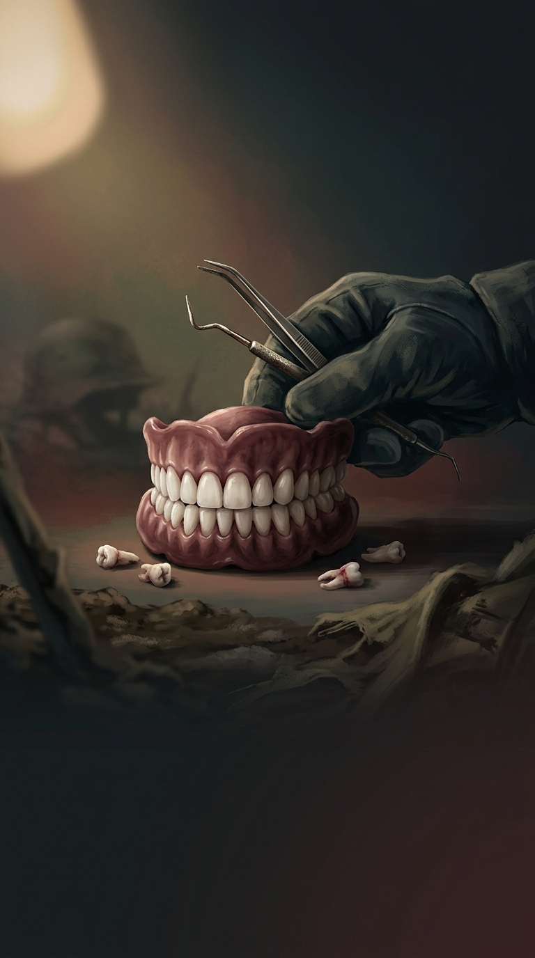 The booming 19th-century dental industry had a horrific dark side. Where did the wealthy get their premium dentures?