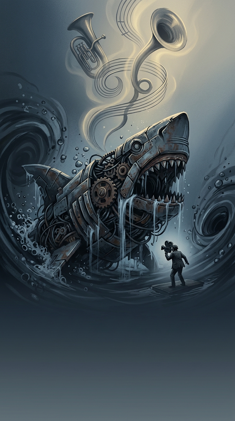 Steven Spielberg only invented the modern blockbuster suspense thriller because the mechanical shark he built for Jaws kept sinking to the bottom of the ocean; the prop,…