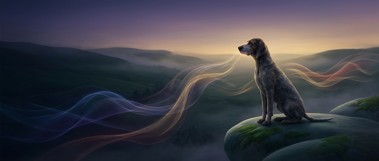 Can dogs smell when you're coming home