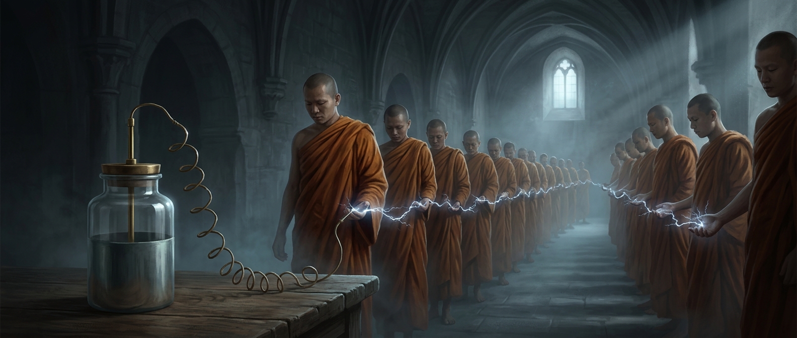 When a French abbot shocked 700 monks at once