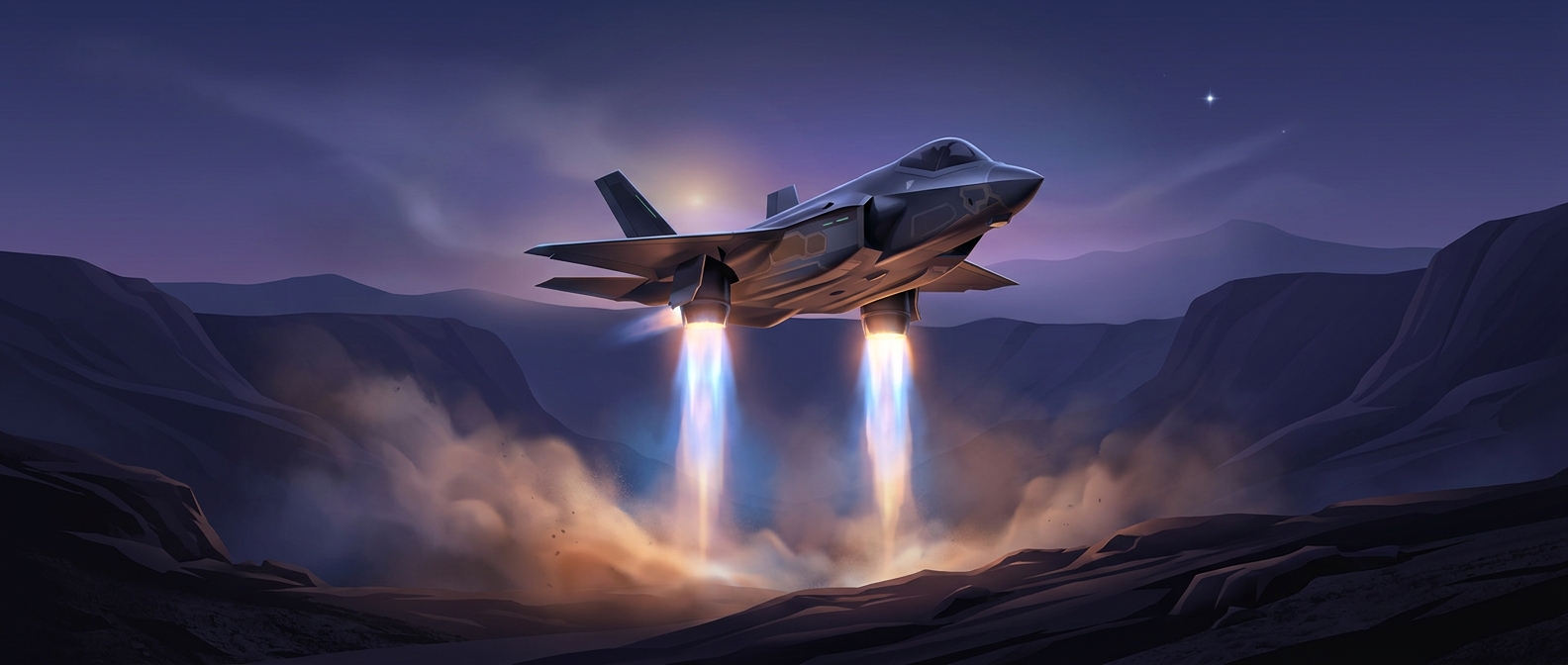 How some fighter jets hover in midair