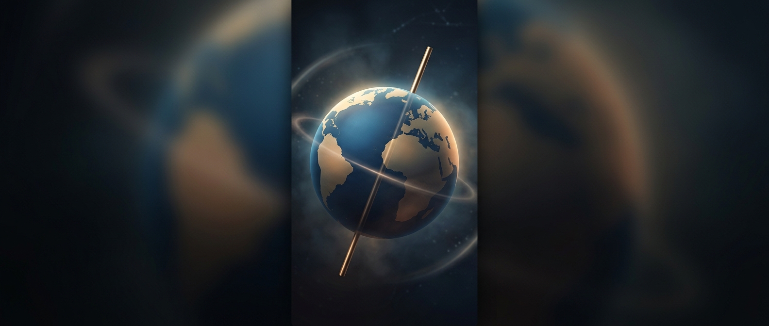 Globes tilt at exactly 23.5 degrees to match Earth