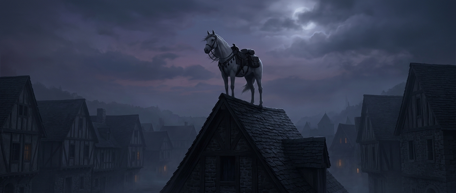 Why The Witcher's horse ends up on rooftops