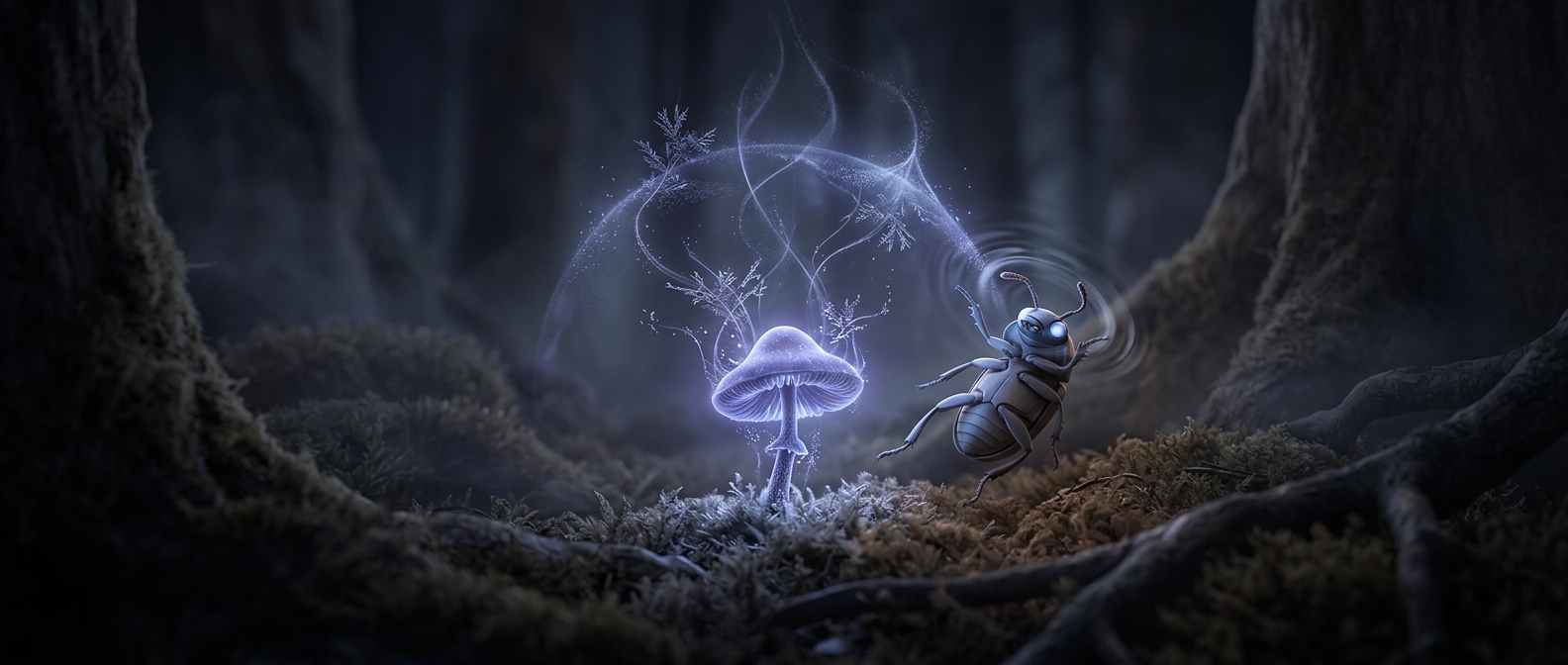 Why magic mushrooms make herbivores hallucinate