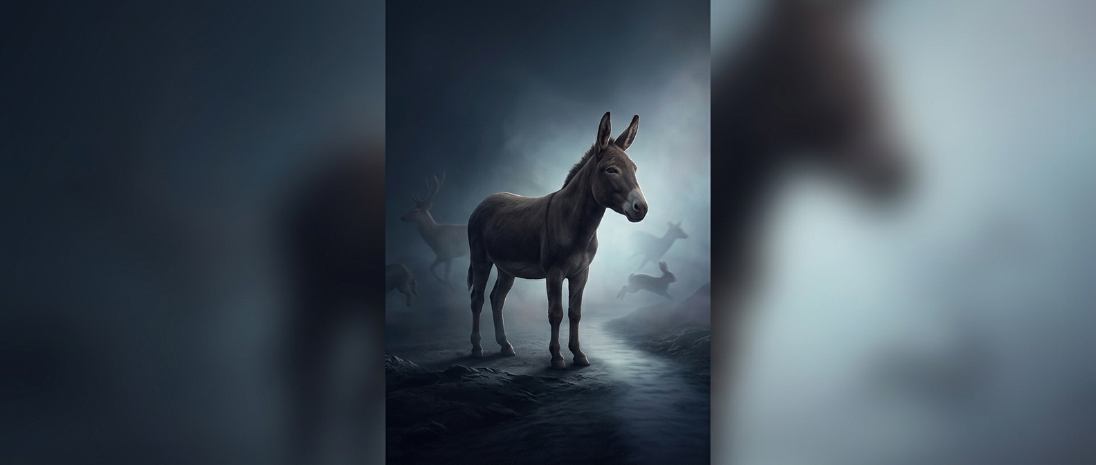 Why donkeys freeze instead of fleeing