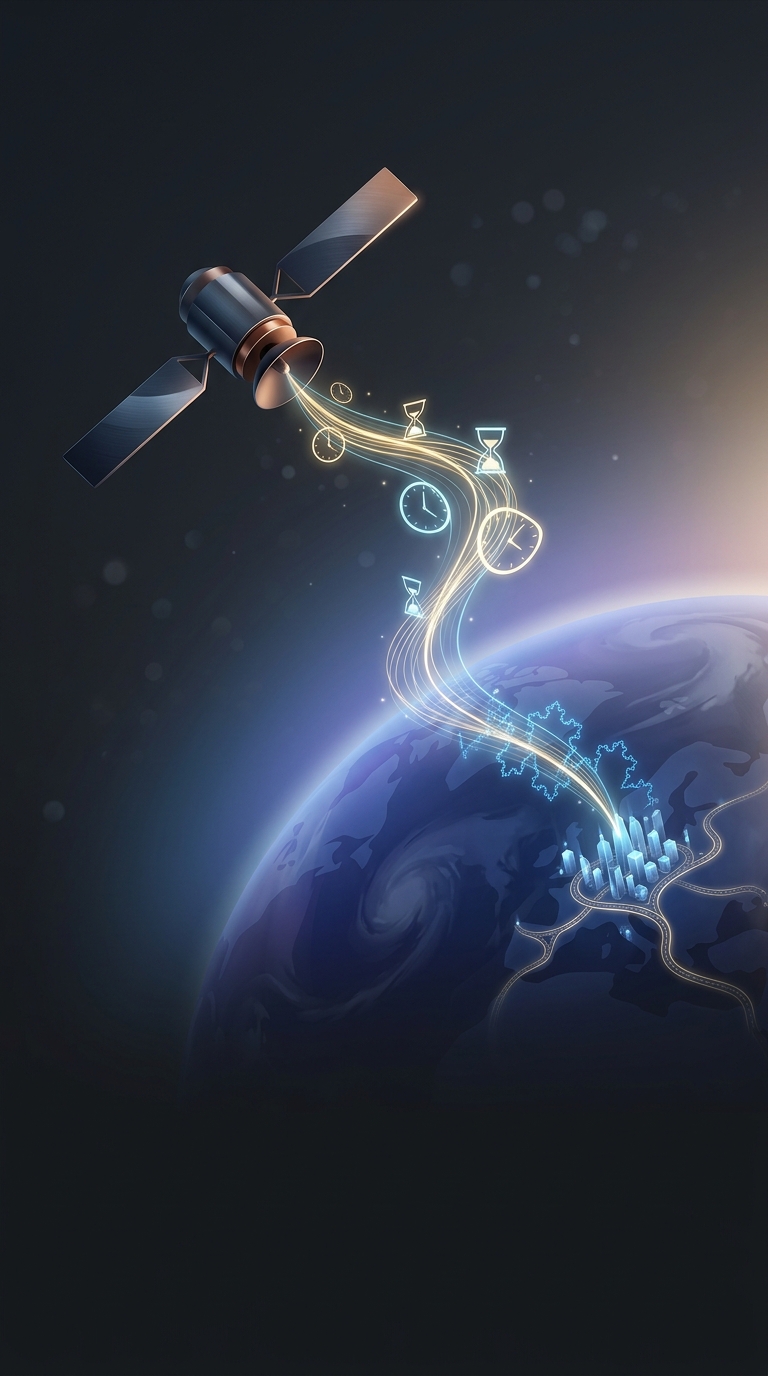 Global Positioning System satellites orbiting the Earth have to continuously adjust their internal clocks to account for Albert Einstein's theory of relativity.