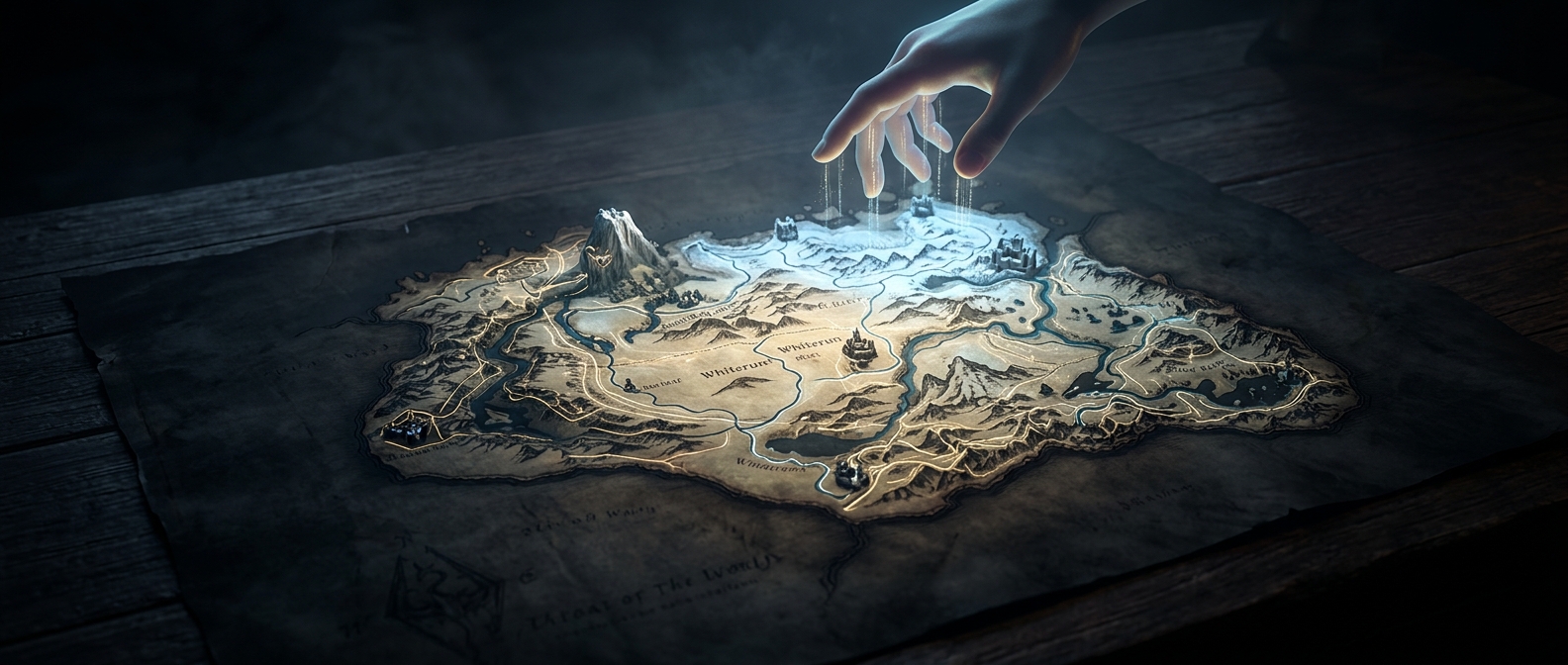 Skyrim's map is a live view of the world