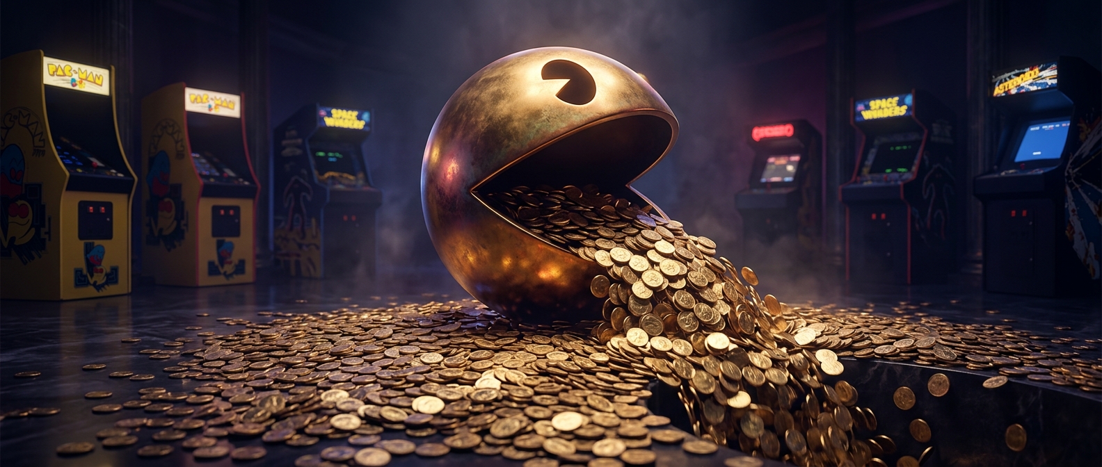 Pac-Man ate billions in arcade quarters