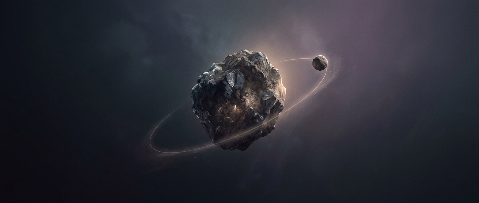 Some asteroids have moons of their own