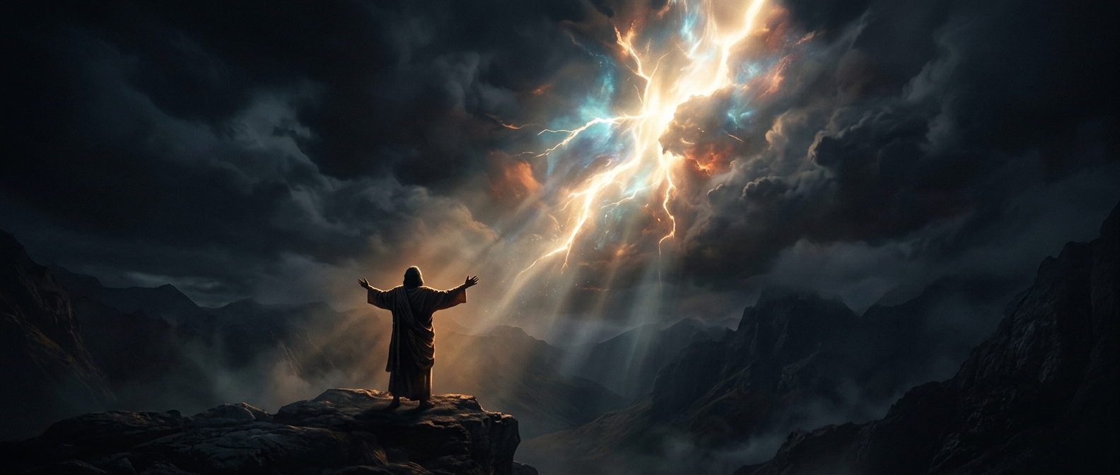 Theophany is a sudden undeniable manifestation of a deity