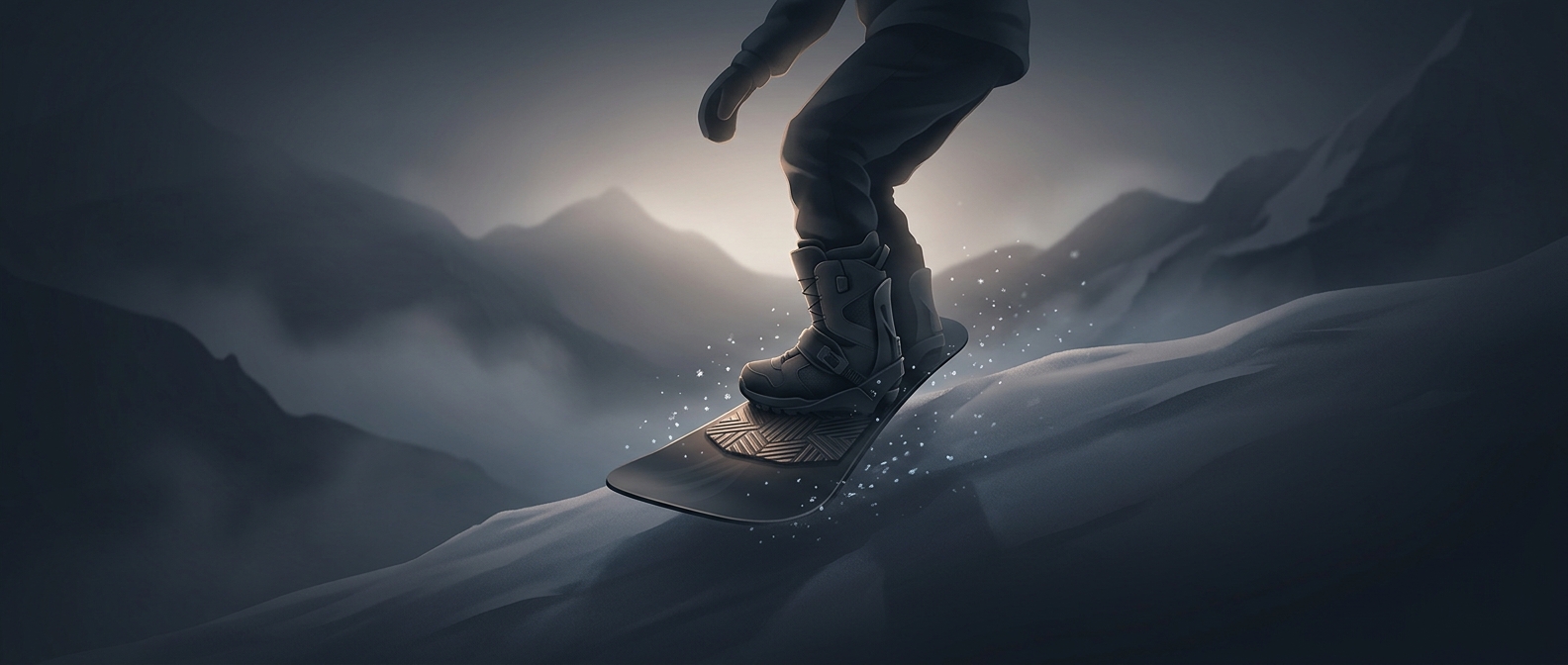 Stomp pads offer grip for an unstrapped snowboard boot