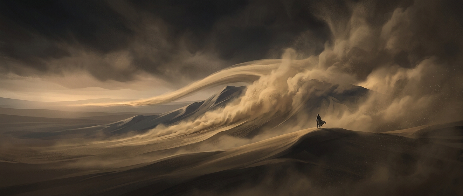 Loess is just wind blowing dirt across regions