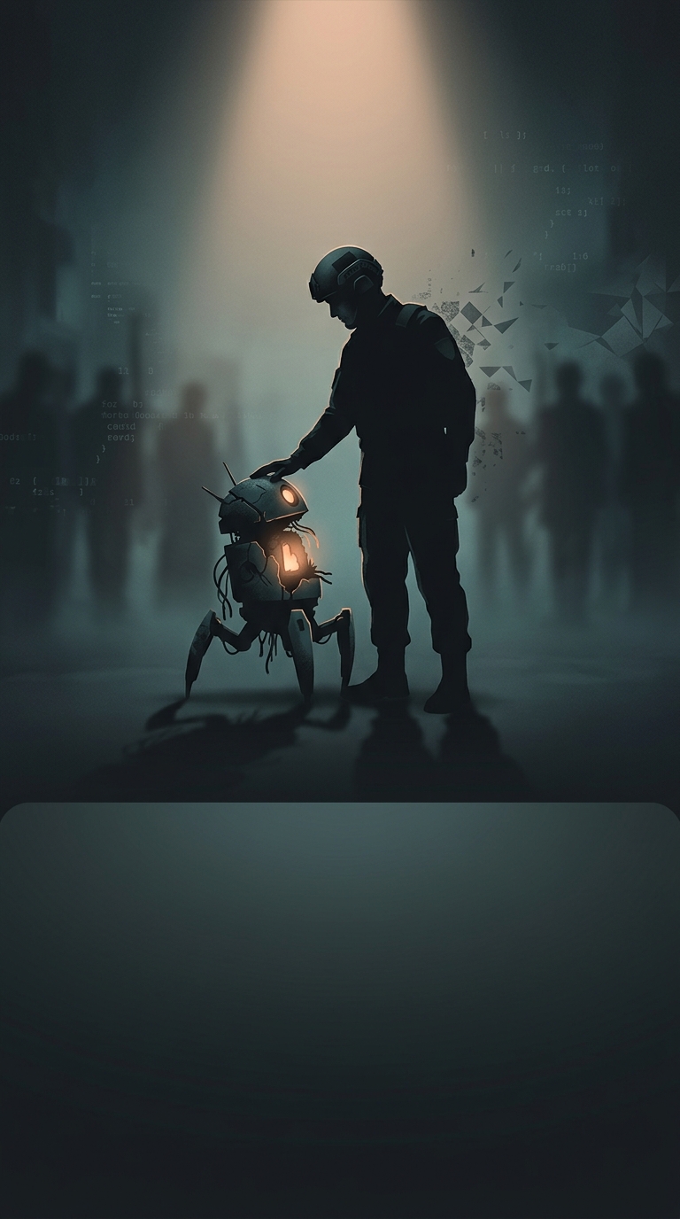 What strange emotional phenomenon causes soldiers to demand funerals for exploded bomb-defusal robots?