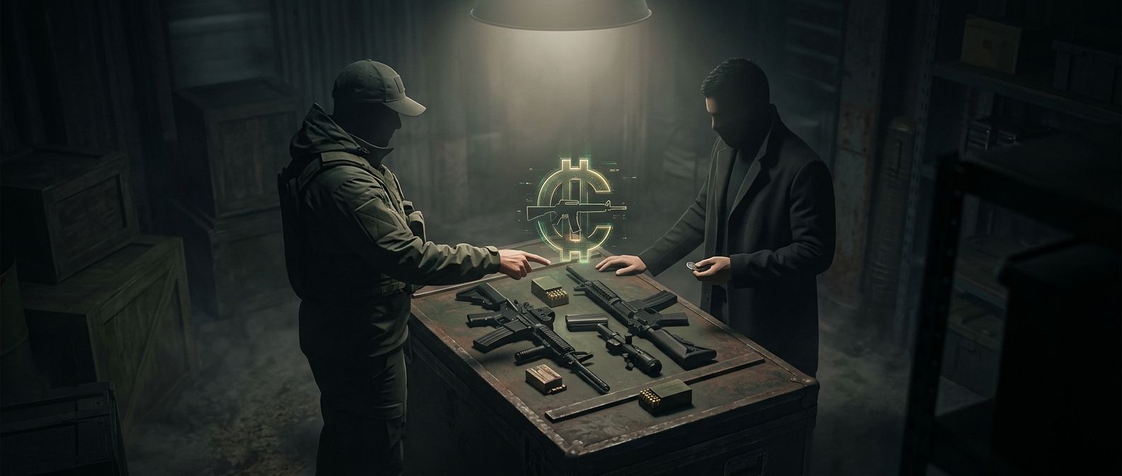 Как Call of Duty проверяет цены на нелегальное оружие