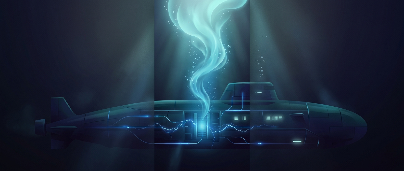 How submarines turn seawater into breathable air