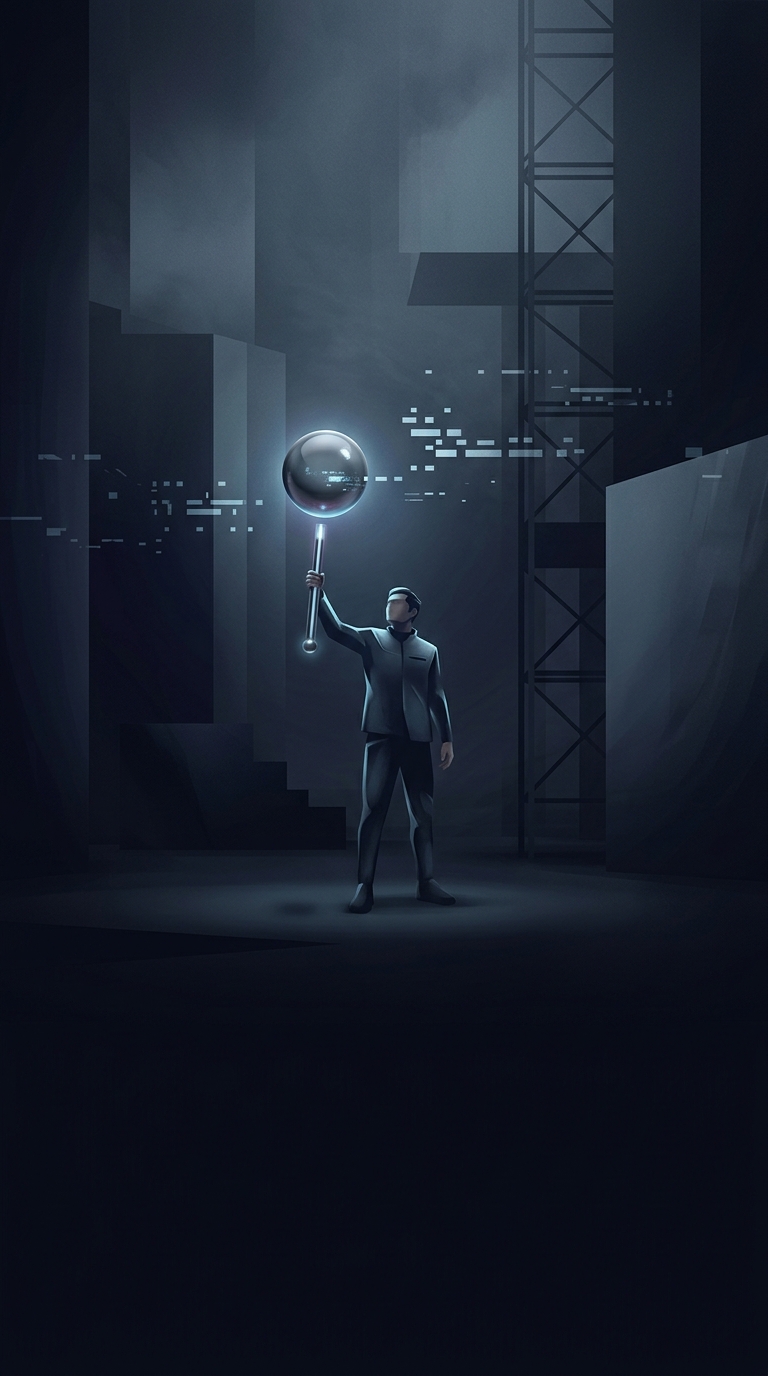 Why do visual effects artists constantly walk through movie sets holding a bizarre metal wand with a grey ball on it?
