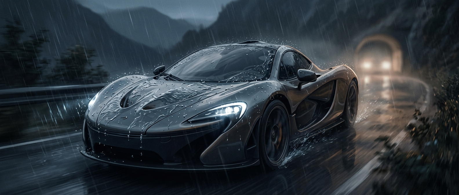 Driveclub использует пугающе реалистичную отрисовку дождя