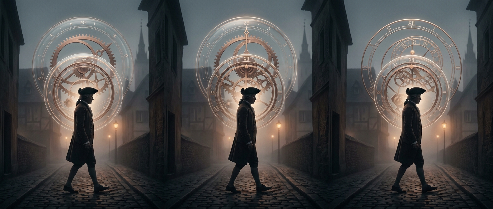Kant’s daily walk was so punctual, clocks used him