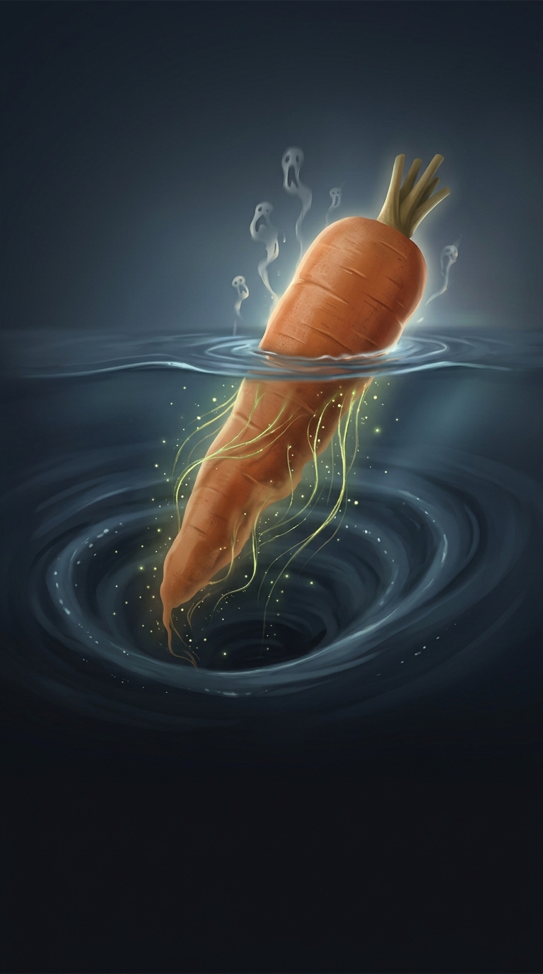 What surprising thing happens to the nutritional value of a carrot when you decide to boil it?