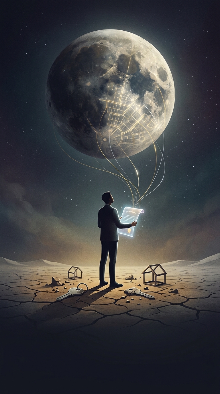 Entrepreneur Dennis Hope has made millions of dollars by selling plots of land on the Moon and Mars, exploiting a loophole in the 1967 Outer Space Treaty that forbids nations…